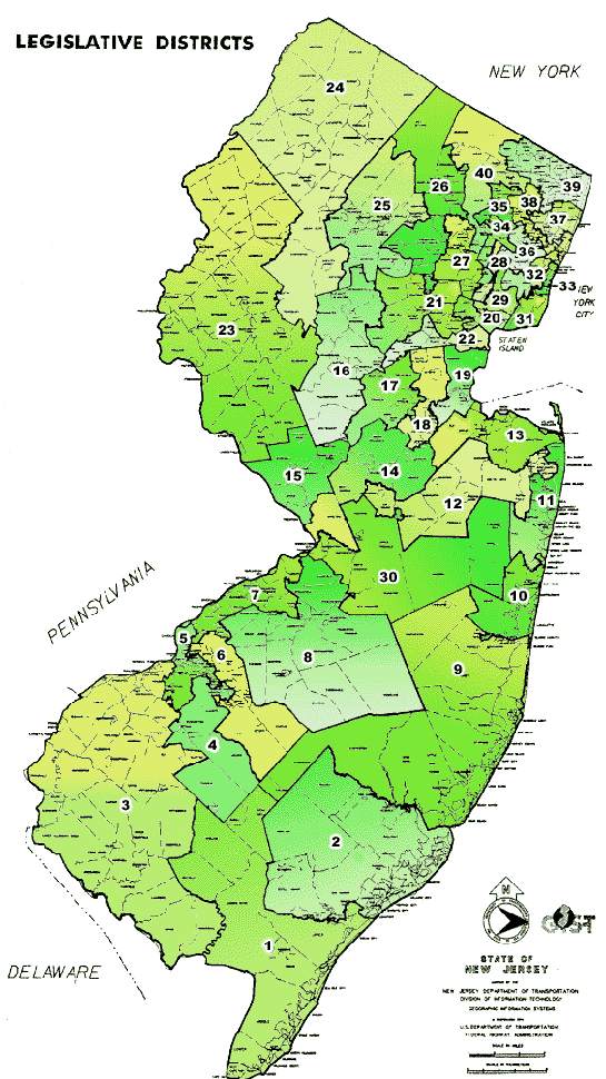 New Jersey Map With Zip Codes